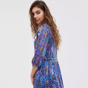 BA&SH Reese floral midi dress, US 6